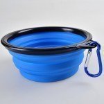 Collapsible Dog Bowl Pet Dog Portable Silicone Collapsible Travel Feeding Bowl Water Dish Feeder