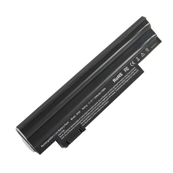 Replacement Acer Aspire One AOD255 AOD260 D260E D255E AL10B31 5200mAh/58Wh 6 Cell Battery