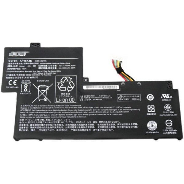 AP16A4K Battery For Acer Swift 1 SF113-31 N17P2 N16Q9 SF113