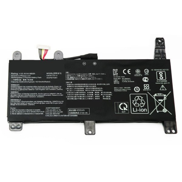 Asus C41N1731-2 C41PNJ5 ROG Strix G17 G712 Battery