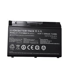 Replacement  Clevo 14.8V 5200mAh 76.96Wh P157SMBAT-8 Battery