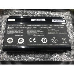 Replacement Clevo 14.8V 5200mAh W370BAT-8 Battery