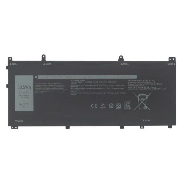 DKNWN Replacement Battery for Dell Alienware VG661 V4N84 X14 R1/2 80.5Wh