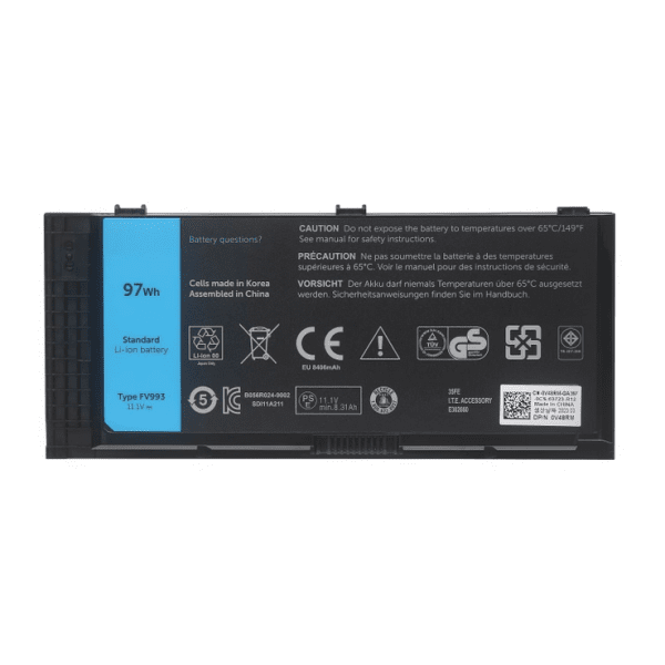 Dell FJJ4W FV993 Precision M6700 Precision M6800 Precision M4800 Battery