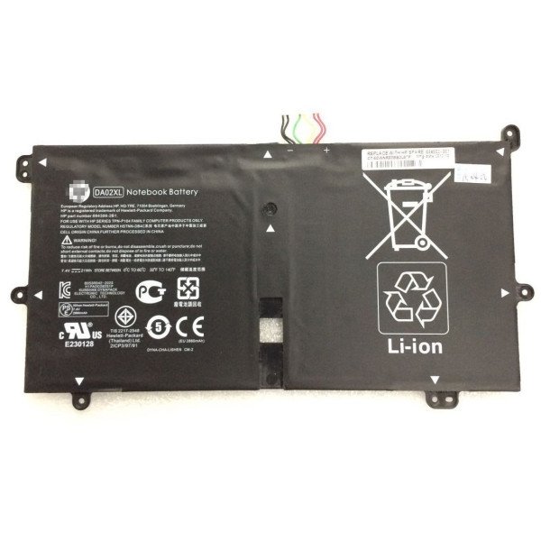 DA02XL 664399-1C1 HSTNN-IB4C Battery for Hp Envy X2 11.6" Tablet