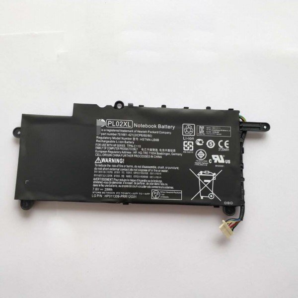 PL02XL HSTNN-LB6B Battery for HP Pavilion 11-n x360 11-n010dx 751875-001