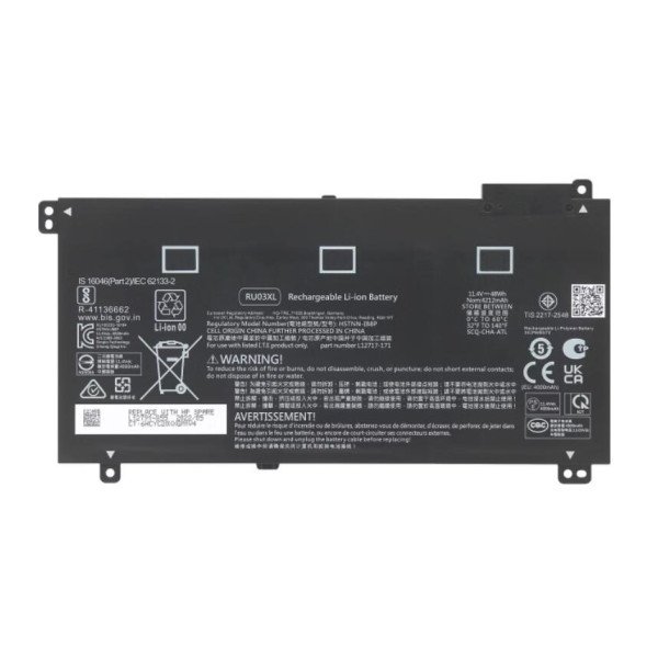 RU03XL Battery for Hp HSTNN-LB8K, HSTNN-UB7P, L12717-171 ProBook x360 440 G1