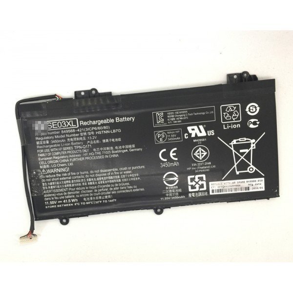 Battery for HP Pavilion Notebook PC 14 HSTNN-LB7G TPN-Q171 SE03XL 41.5Wh