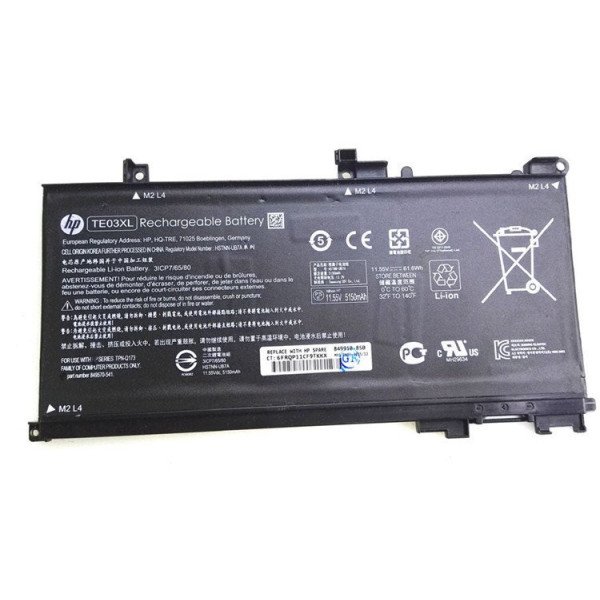 TE03XL 849910-850 61.6Wh Replacement Battery for HP Pavilion 15-AU 15-AX OMEN 15