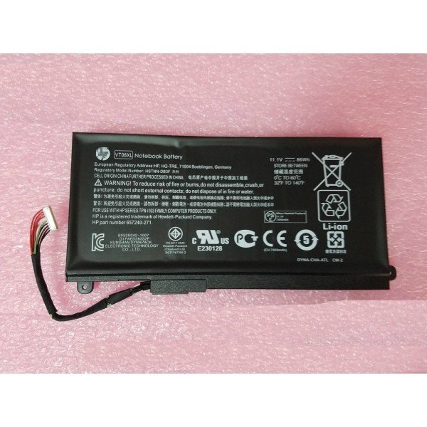 VT06XL Replacement NEW Battery for HP Envy 17-3000 17T-3000 HSTNN-DB3F 657240-271