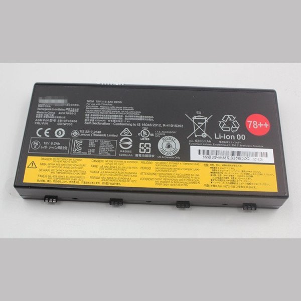 78++ 00HW030 SB10F46468 Replacement Battery fo Lenovo ThinkPad P70