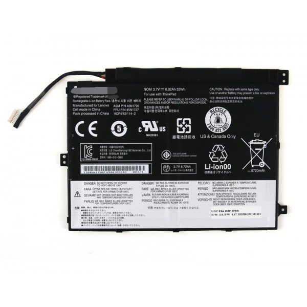 Lenovo ThinkPad Tablet 10 45N1732 45N1733 45N1726 45N1727 45N1728 45N1729 Battery