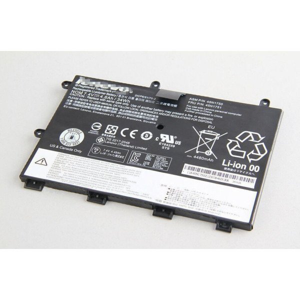 45N1750 45N175 7.4V 4.6Ah 34WH Replacement Battery for Lenovo ThinkPad Yoga 11e