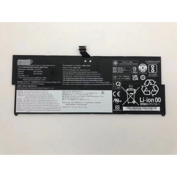 Lenovo 5B10Z26487 SB10Z26488 L19C4PG3 Laptop Battery