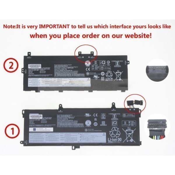 Replacement Lenovo L20C3P71 L20L3P71 L20D3P71 52.9Wh Battery