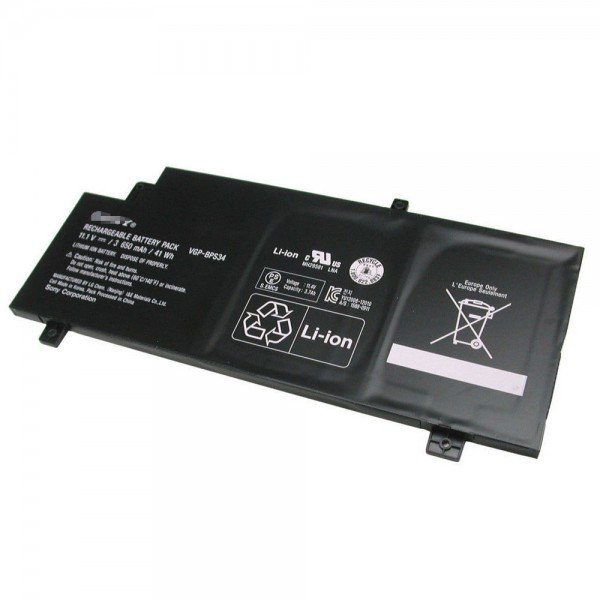 Replacement New VGP-BPS34 Replacement Battery Sony VAIO Fit 15 Touch SVF15A1ACXB SVF15A1ACXS